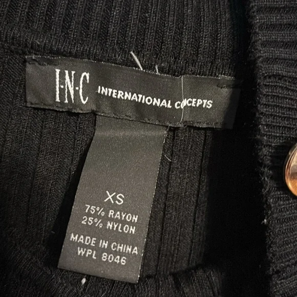 INC International Concepts long sleeve mock neck ribbed sweater size XS  NWOT - Picture 4 of 6